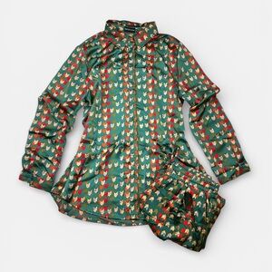 PrettyLittleThing Chevron Print 2 Piece Set Size 6